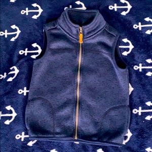 Boys navy blue vest